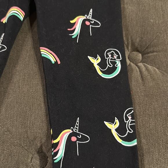 Tiny tribe unicorn ๐ฆ mermaid ๐งโโ๏ธ ๐ rainbow leggings size 4 NWOT - Picture 2 of 2